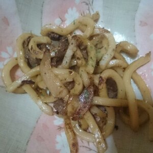 炒め油なし！焼肉屋サンな焼きうどん♪